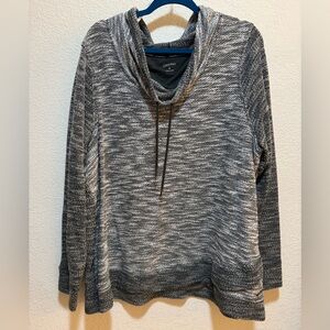 Calvin Klein Black and White Knit Sweater